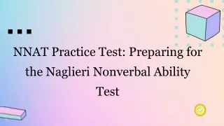 NNAT Practice Test: Preparing for the Naglieri Nonverbal Ability Test
