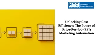 Unlocking Cost Efficiency The Power of Price-Per-Job (PPJ) Marketing Automation