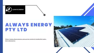 Solar Panel Installation Nsw | Alwaysenergy.com.au