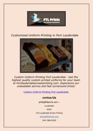 Puff Screen Printing Fort Lauderdale