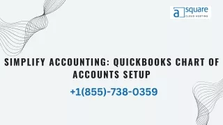 Simplify Accounting QuickBooks Chart Of Accounts Setup
