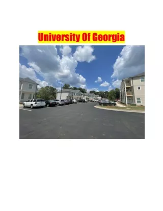 University Of Georgia