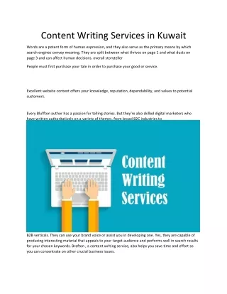 content writing services