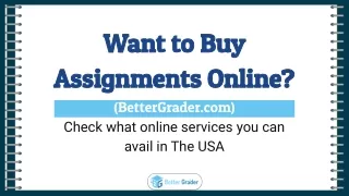 Looking to Purchase University Assignments Online?