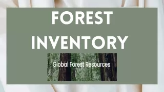 Forest inventory