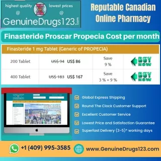 Finasteride Proscar Propecia Cost per month