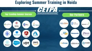 Exploring Summer Training in Noida