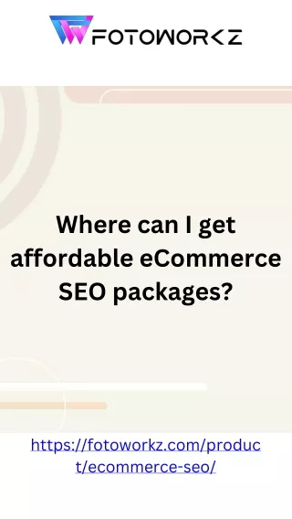 10.Where can I get affordable eCommerce SEO packages