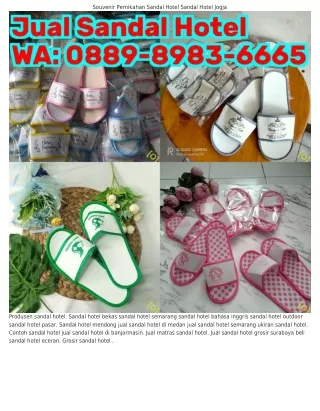 Ô88ᑫ•8ᑫ83•ϬϬϬ5 (WA) Analisa Usaha Produksi Sandal Hotel Harga Sandal Hotel Di Yo