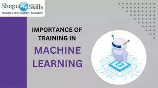 Accelerate Your Career with Machine Learning Training at ShapeMySkills