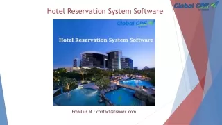 Hotel Reservation System Software