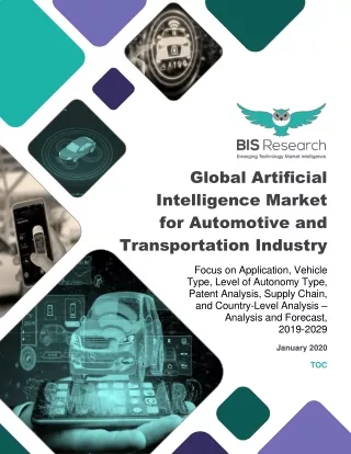 Artificial Intelligence Market for Automotive and Transportation Industry