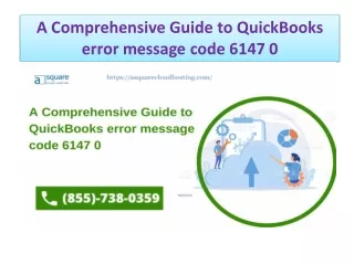 Understanding QuickBooks Error 6147 0: An Expert Guid