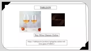 Buy Wine Glasses Online