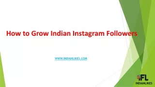 How Can I Grow Indian Instagram Followers