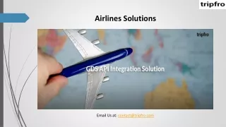 Airlines Solutions