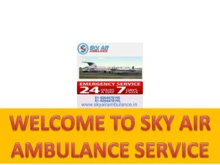 Sky Air Ambulance from Siliguri to Delhi- Best-Suited Medical Evacuation