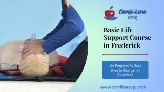 Are you looking for Basic Life Support Course in Frederick?