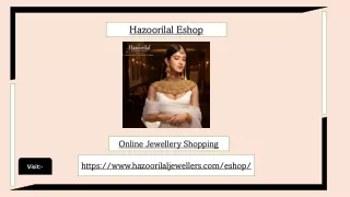 Online Jewellery Shopping