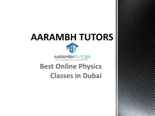 Best Online Physics Classes In Dubai