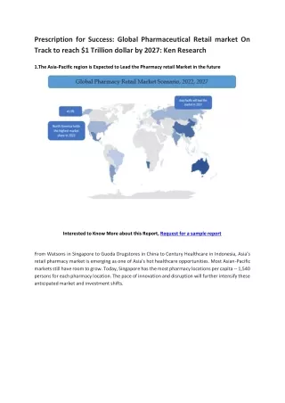 Global Pharmacy Retail Market Outlook to 2026