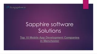 Top 10 Mobile App Development Companies in Manchester