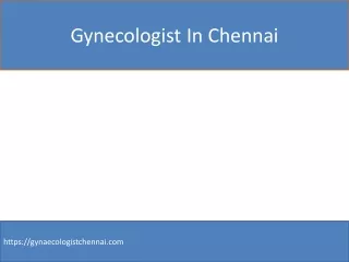 best urogynecologist in chennai