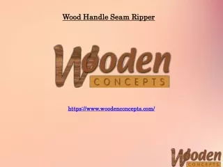 Wood Handle Seam Ripper