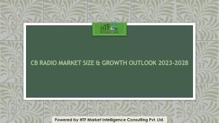 CB Radio Market Size & Growth Outlook 2023-2028