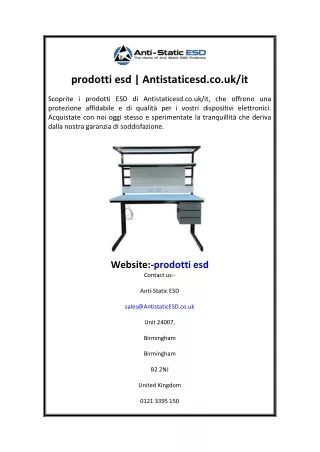 prodotti esd  Antistaticesd.co.uk it