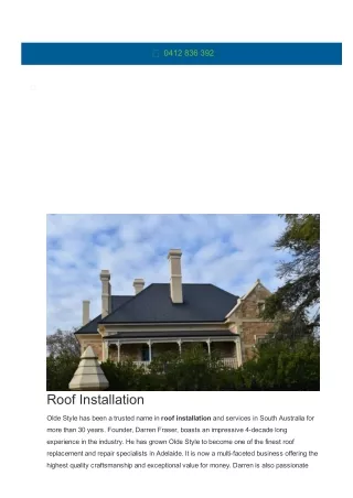Roof Repairs Adelaide