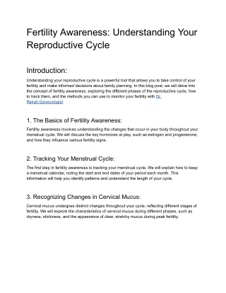 Fertility Awareness_ Understanding Your Reproductive Cycle
