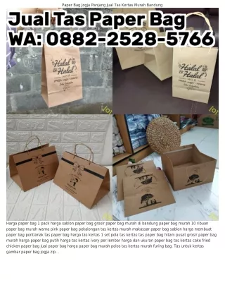 ౦88ᒿ-ᒿ5ᒿ8-5ᜪ66 (WA) Harga Paper Bag Yogyakarta Diy Paper Bag Design