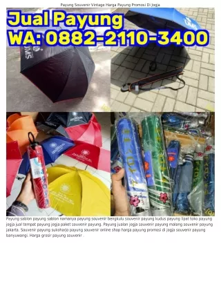 ౦882~211౦~3ㄐ౦౦ (WA) Souvenir Perusahaan Payung Souvenir Payung Resepsi