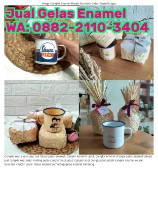 Ö88ᒿ·ᒿIIÖ·ЗㄐÖㄐ (WA) Harga Cangkir Kopi Set Beli Gelas Enamel Murah