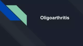 Oligoarthritis