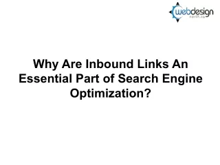 Why Are Inbound Links An Essential Part of Search Engine Optimization