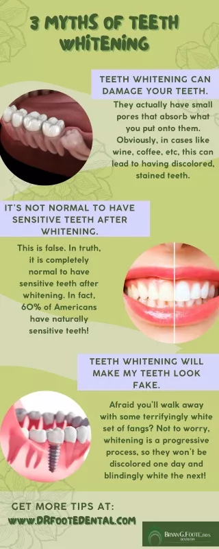 3 MYTHS OF TEETH WHITENING