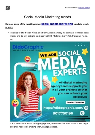 social media marketing