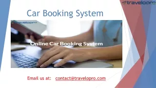 Car Booking System