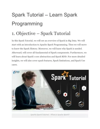 Spark Tutorial – Learn Spark Programming