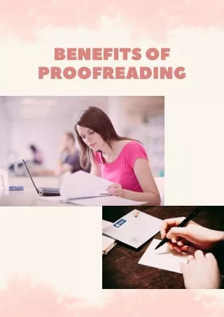 BENEFITS OF PROOFREADING (pdf)