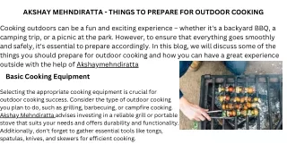 AKSHAY MEHNDIRATTA - THINGS TO PREPARE FOR OUTDOOR COOKING (1)