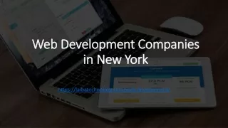 Web Development Companies in New York