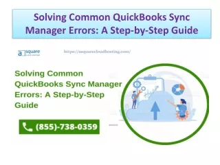 Solving Common QuickBooks Sync Manager Errors: A Step-by-Step Guide