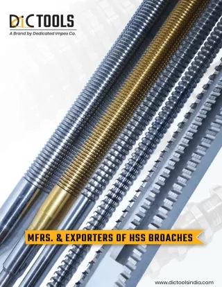 HSS Broaches Exporters