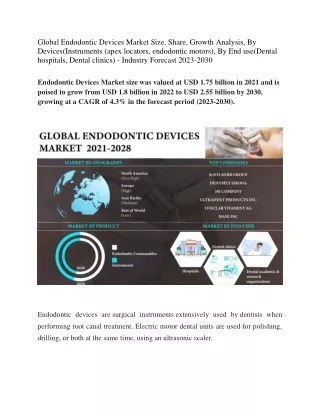 Global Endodontic Devices Market