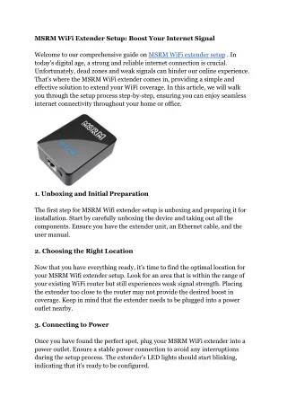 MSRM WiFi Extender Setup_ Boost Your Internet Signal (1)