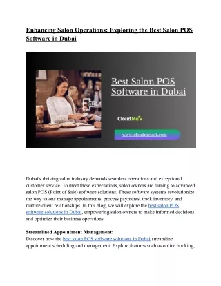 Enhancing Salon Operations_ Exploring the Best Salon POS Software in Dubai