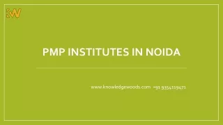 Pmp institute  in Noida